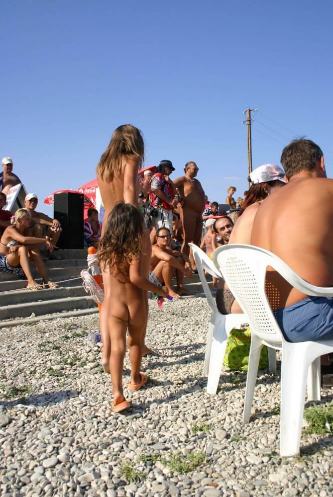 Naturist Standing Sideline - nudism blog