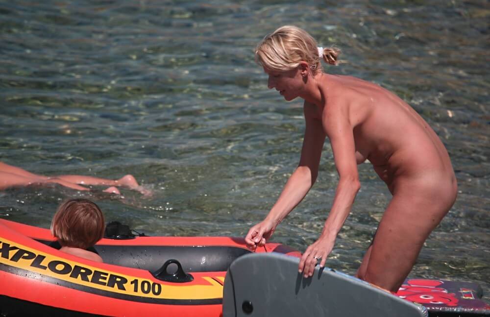 Red Boating for Two Nudists pics - nudism blog