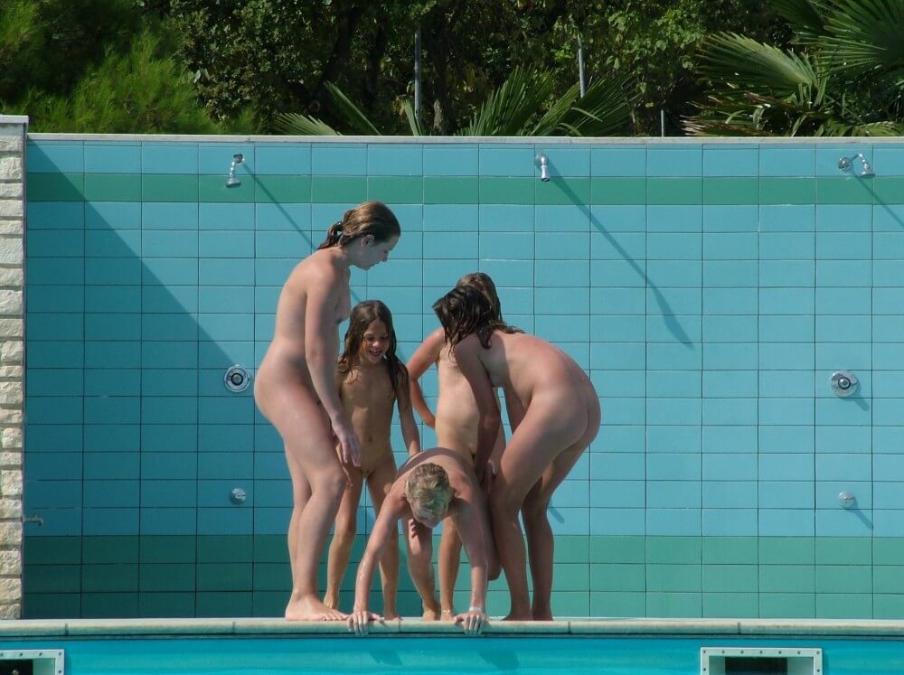 FKK Outdoor Children Pool pics - nudism blog