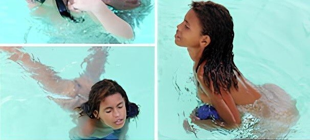 Brazil naturism gallery, Tropic Pool Sunbath 2 - nudism blog