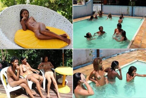 Brazil Pool Sunbath photos - nudism blog