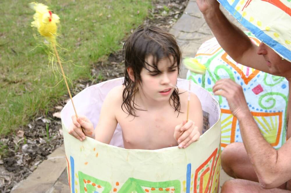 Easter 2X Eggs Outdoors photos - nudism blog