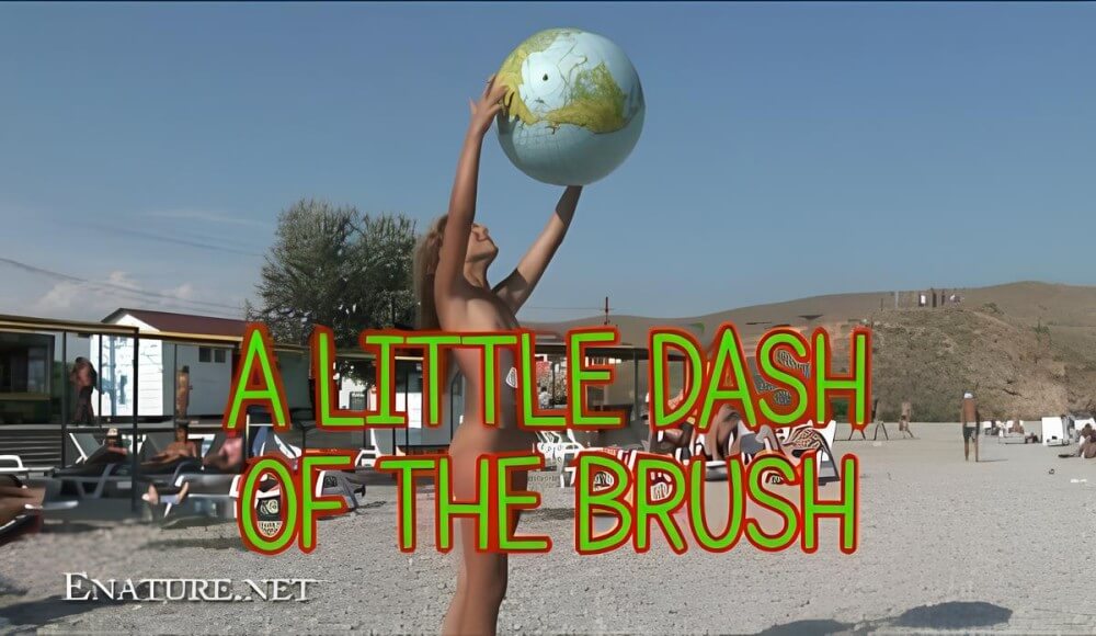 Enature: A little dash of the brush - nudism blog