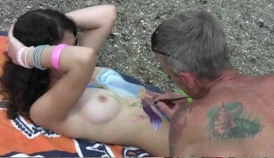 Body Art Nudist Beach 1 Full HD video - nudism blog