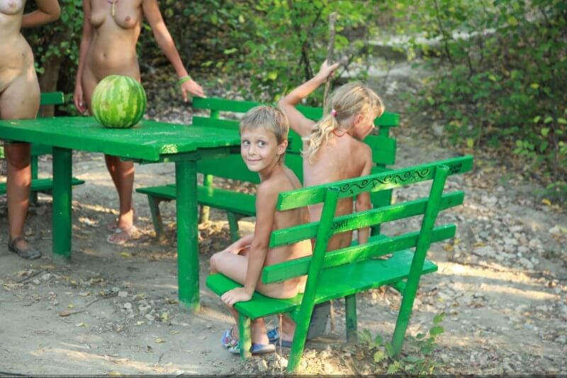 Naturists green picnic photos - nudism blog