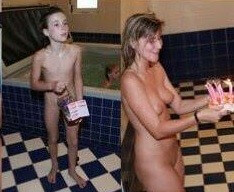 Naturists celebrates birthday photos - nudism blog